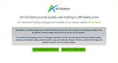 Desktop Screenshot of akdomains.com